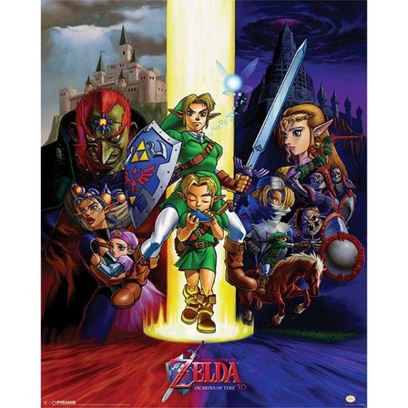 PYRAMID POSTERS - The Legend of Zelda Ocarina of Time Poster (40 x 50 cm)