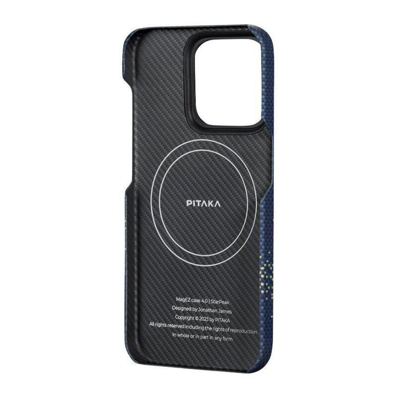 Pitaka Magez Case 4 for iPhone 15 Pro - Milky Way Galaxy Blue, , large image number 1