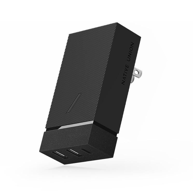 Native Union PD 45W 2X USB-A + USB-C Smart Hub Slate, , large image number 0