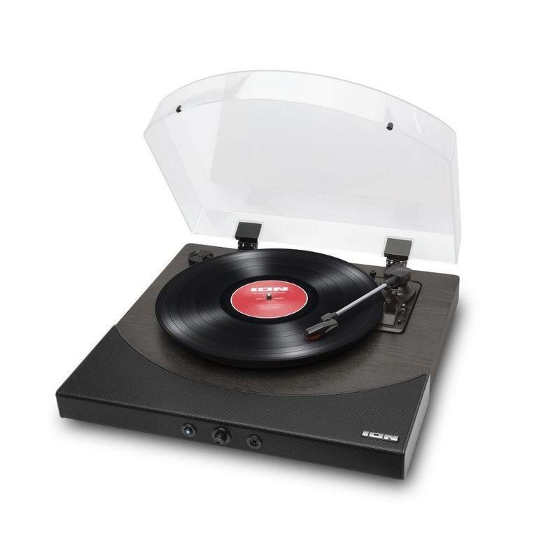 ION Premier LP Bluetooth Belt-Drive Turntable with Built-in Speakers - Black, , large image number 0