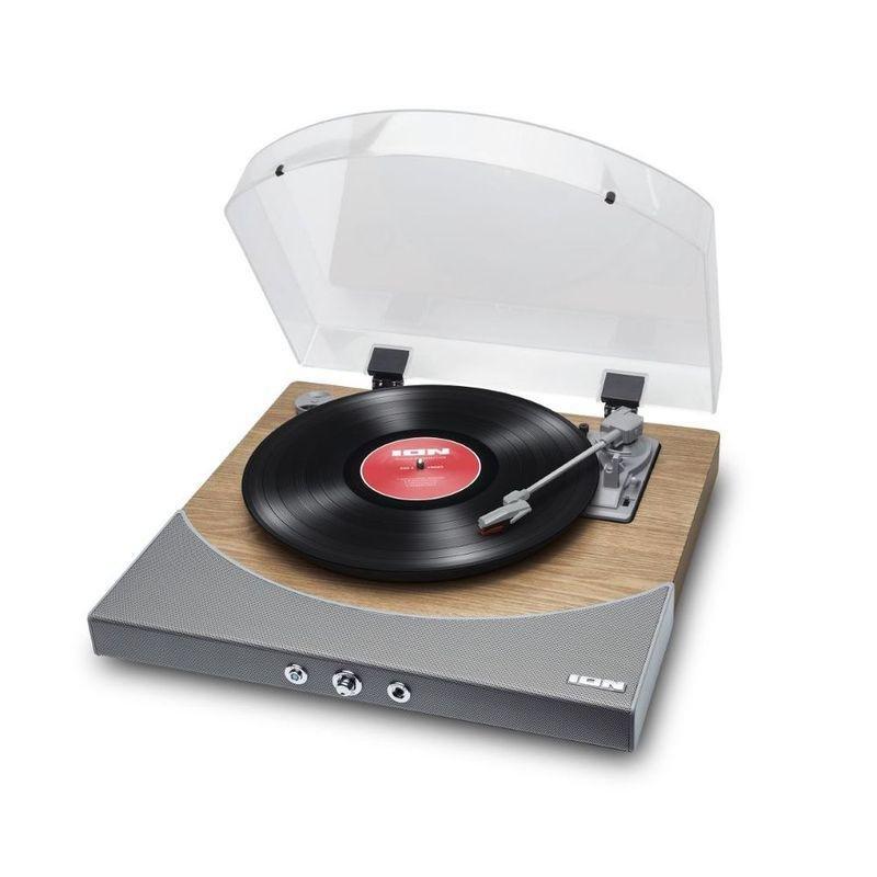 ION Premier LP Bluetooth Turntable with Built-in Soundbar Speaker - Natural, , large image number 0