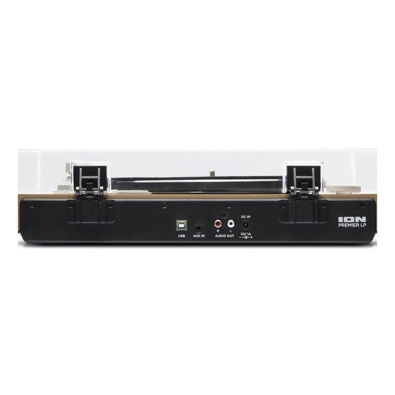 ION Premier LP Bluetooth Turntable with Built-in Soundbar Speaker - Natural, , large image number 1