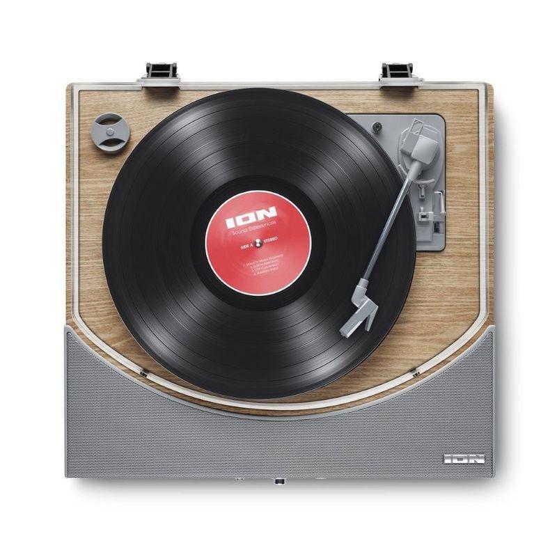 ION Premier LP Bluetooth Turntable with Built-in Soundbar Speaker - Natural, , large image number 2