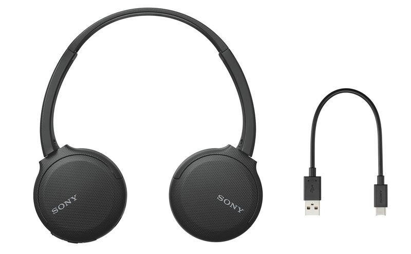Sony WH-CH510 Black Bluetooth On-Ear Headphones, , large image number 1