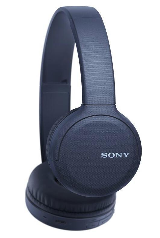 Sony WH-CH510 Blue Bluetooth On-Ear Headphones, , large image number 3