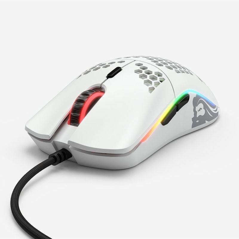 Glorious Model O Minus Matte White Gaming Mouse, , large image number 0