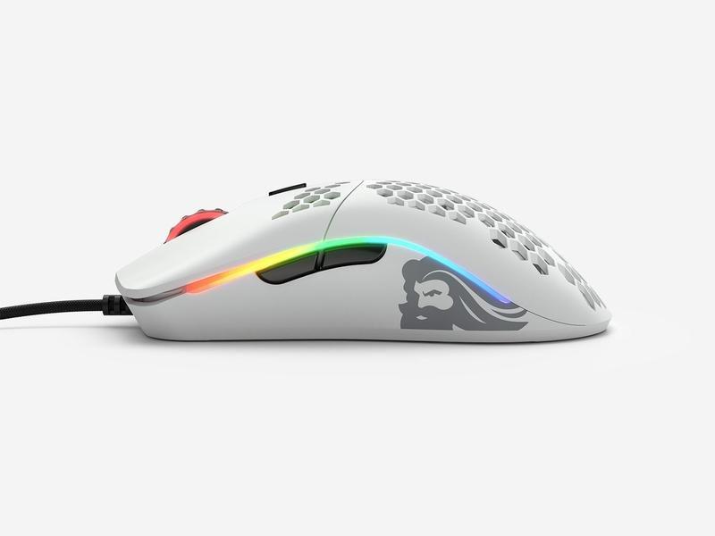 Glorious Model O Minus Matte White Gaming Mouse, , large image number 2