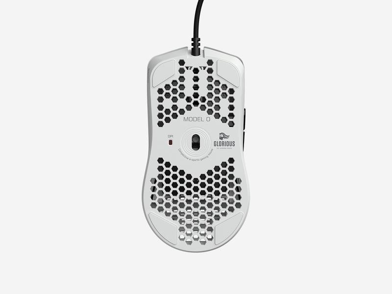 Glorious Model O Minus Matte White Gaming Mouse, , large image number 4