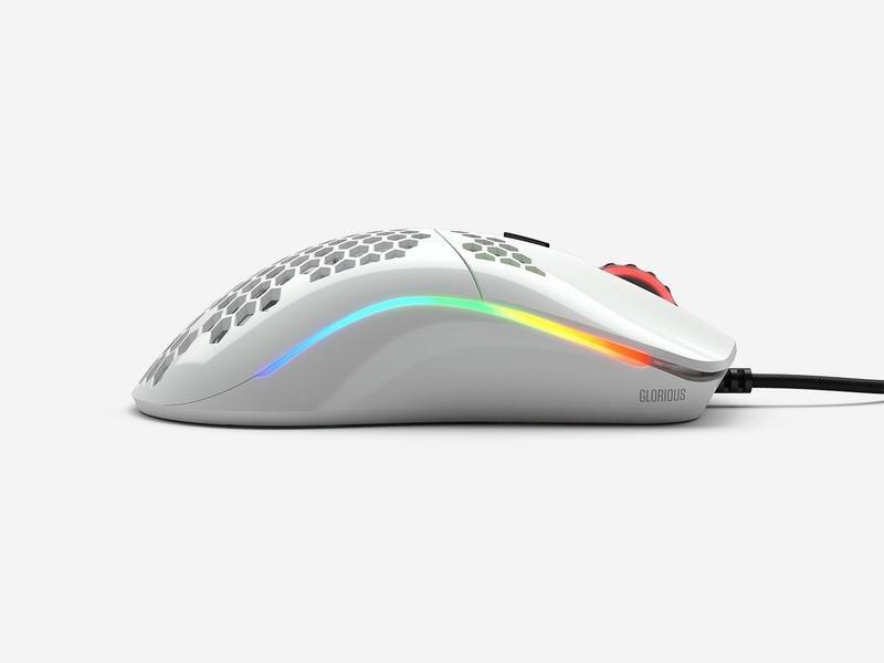 Glorious Model O Minus Glossy White Gaming Mouse, , large image number 2