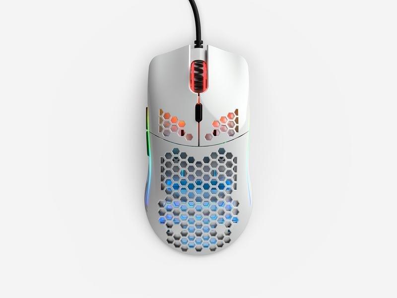 Glorious Model O Minus Glossy White Gaming Mouse, , large image number 6