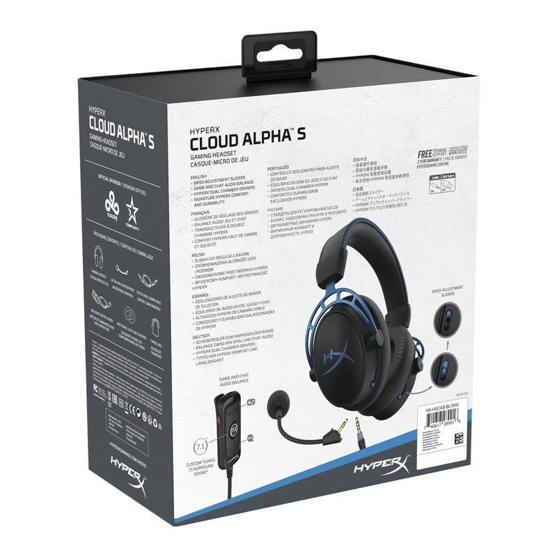 HyperX Cloud Alpha S Blue Gaming Headset, , large image number 5