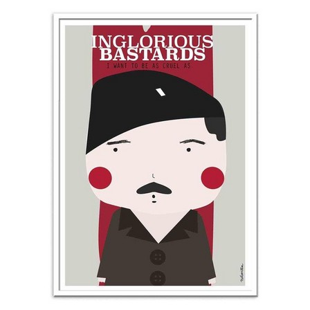 WALL EDITIONS - Inglorious Basterds Art Poster by Ninasilla (30 x 40 cm)