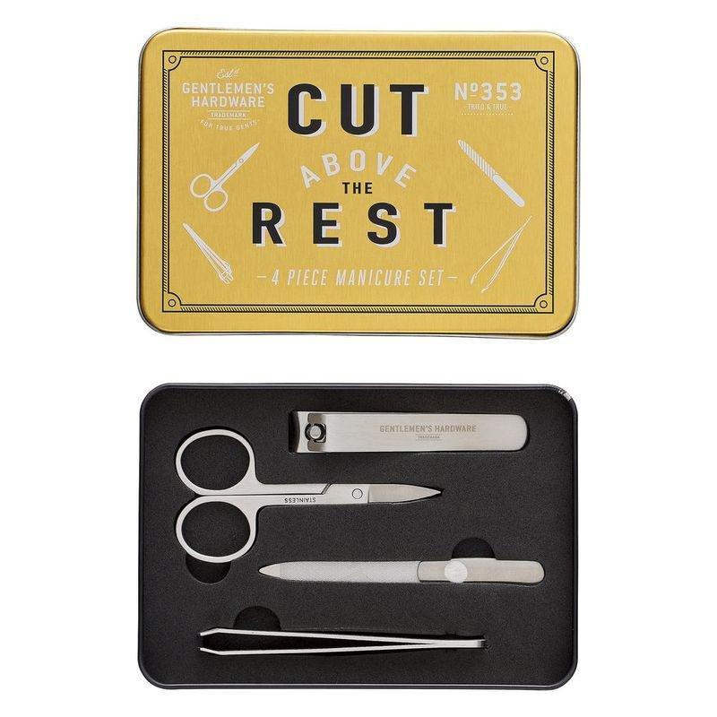 Gentlemen's Hardware Manicure Kit In Tin, , large image number 1