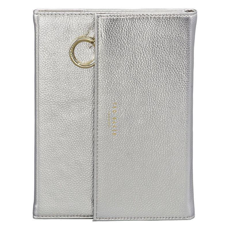 Ted Baker Notebook With Pencil Case Silver, , large image number 0