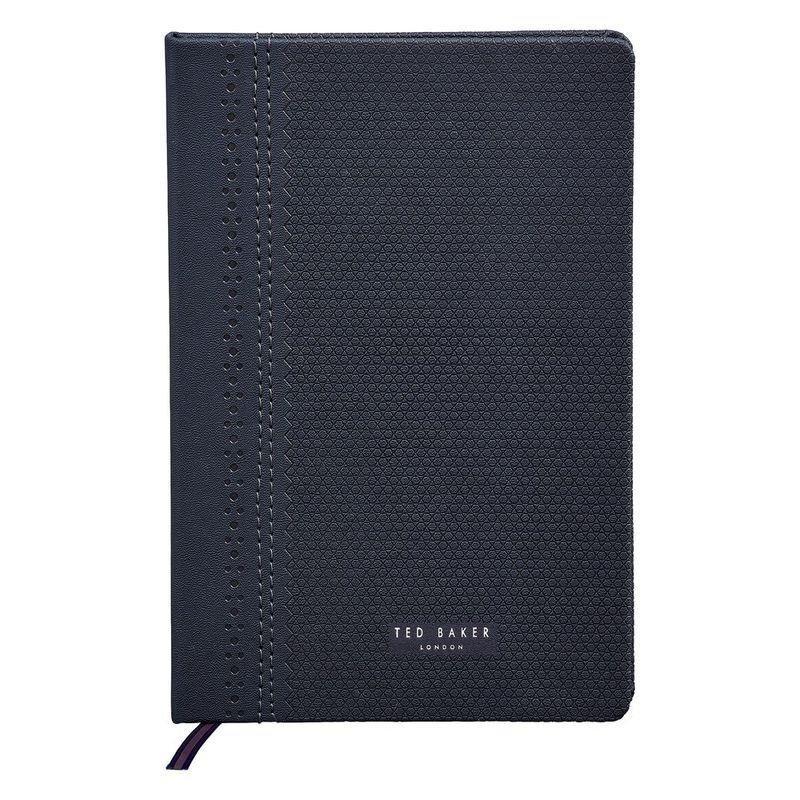 Ted Baker A5 Notebook Brogue Navy, , medium