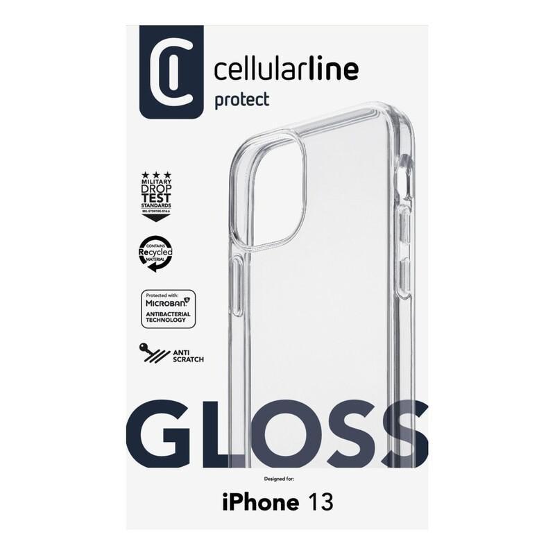 Cellularline Gloss Case for iPhone 13 Transparent, , large image number 1