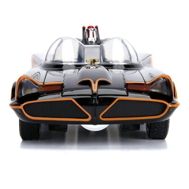 Jada Toys DC Batman Classic TV Series 1966 Classic Batmobile With Batman And Robin Diecast Model Car With Figures 1.18 Scale, , large image number 2