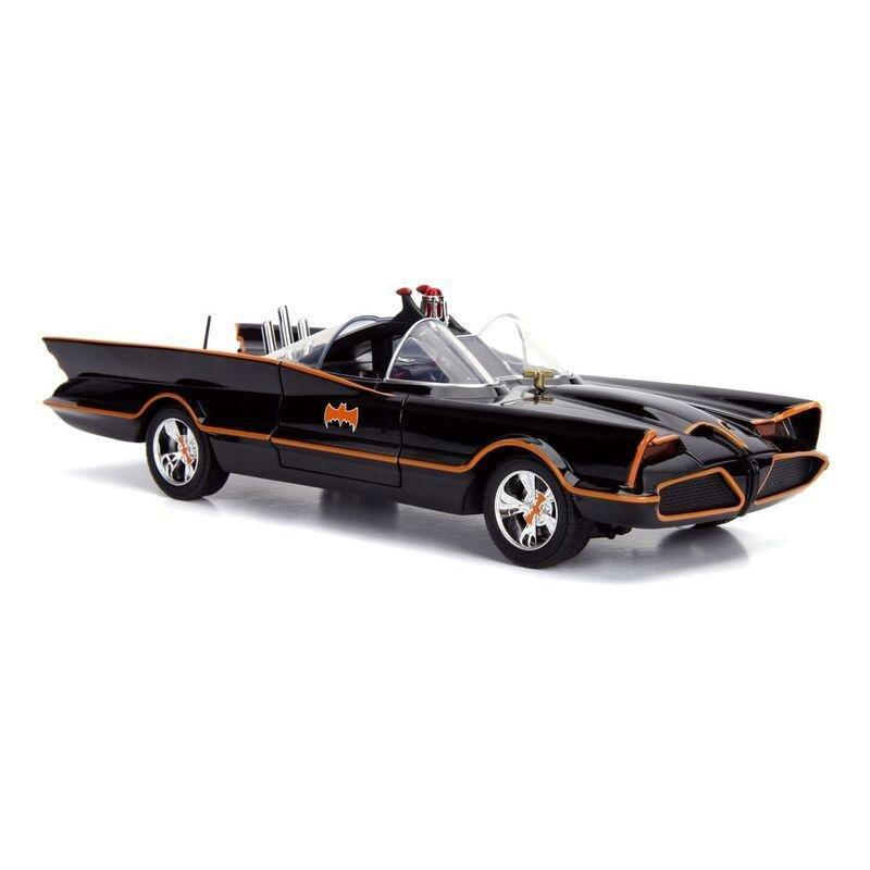 Jada Toys DC Batman Classic TV Series 1966 Classic Batmobile With Batman And Robin Diecast Model Car With Figures 1.18 Scale, , large image number 3