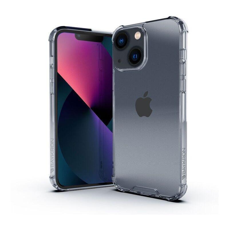 BAYKRON Shockproof and Anti-bacterial Tough Case Clear with Nylon Lanyard for iPhone 13, , large image number 4