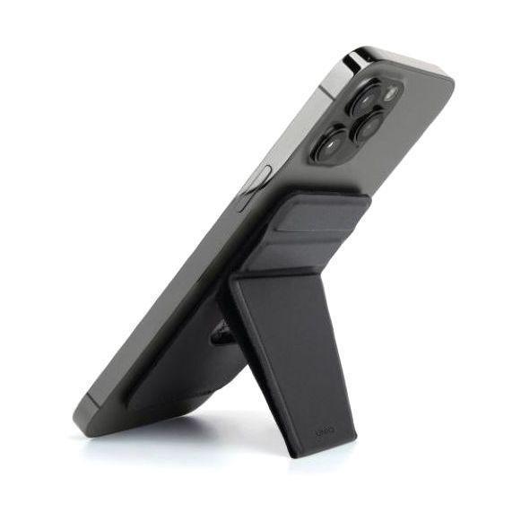 UNIQ Lyft Magnetic Snap-On Stand and Card Holder Ink Black for Smartphone, , large image number 0