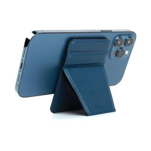 UNIQ Lyft Magnetic Snap-On Stand and Card Holder Nautical Blue for Smartphone, , large image number 0