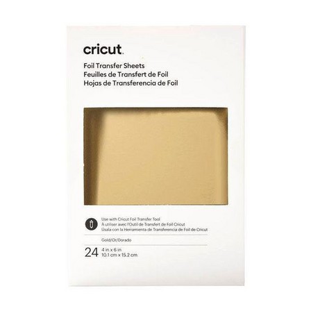 CRICUT - Cricut Transfer Foil Sheets - Gold 10 x 15 cm (24 Sheets)