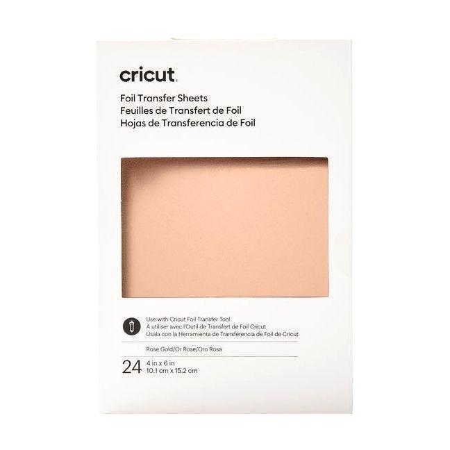 Cricut Transfer Foil Sheets - Rose Gold 10 x 15cm (24 Sheets), , large image number 0