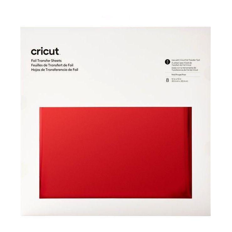 Cricut Transfer Foil Sheets - Red 30 x 30 cm (8 Sheets), , large image number 0