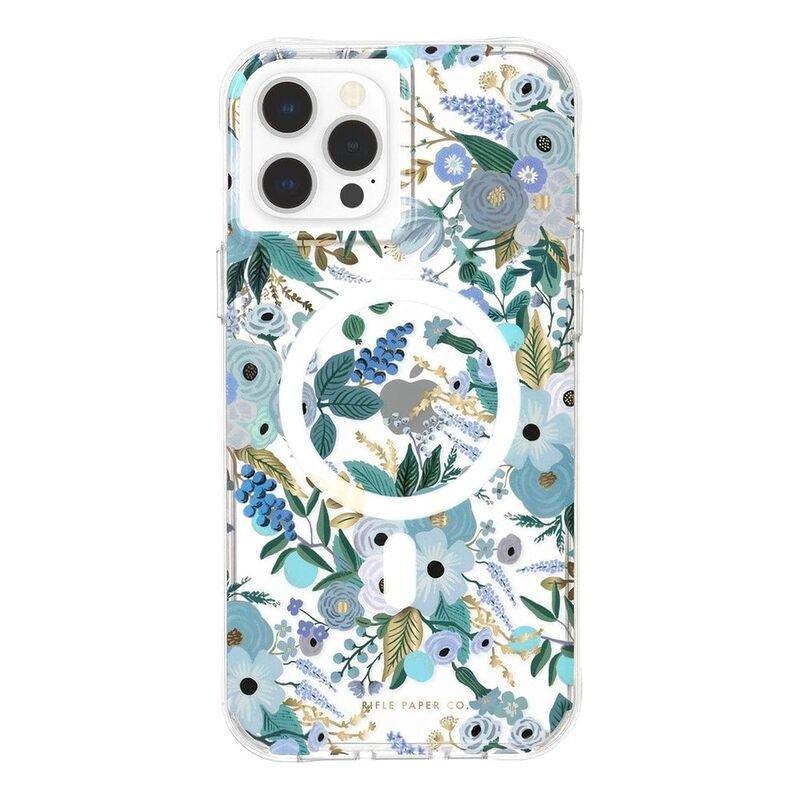 Case-Mate Rifle Paper Co. Garden Party Blue Magsafe case for iPhone 13 PRO, , large image number 0
