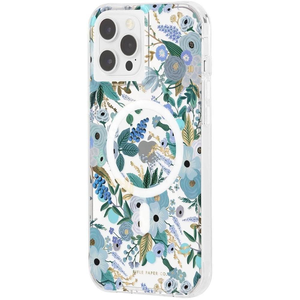 Case-Mate Rifle Paper Co. Garden Party Blue Magsafe case for iPhone 13 PRO, , large image number 1