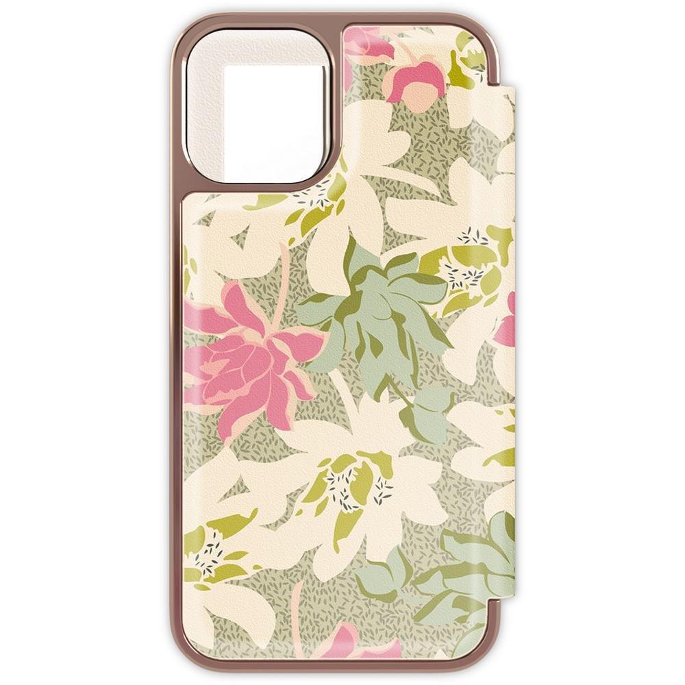 Ted Baker Folio Case for iPhone 13 Pro Flowers Cream Rose Gold, , large image number 2