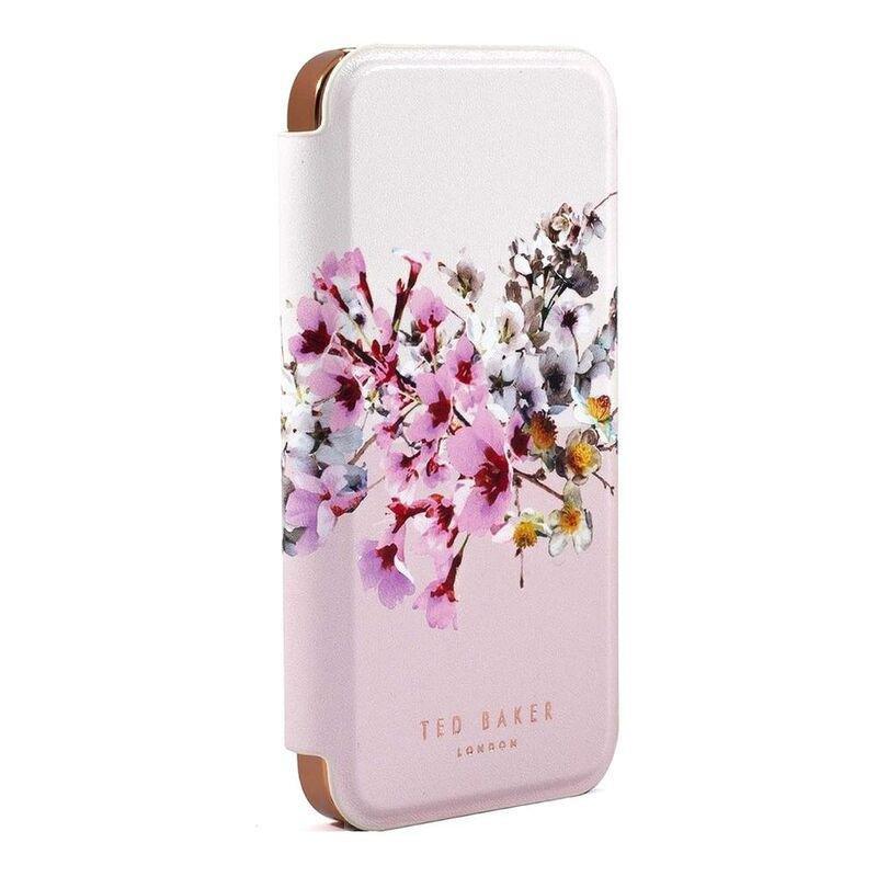 Ted Baker Folio Case for iPhone 13 Pro Jasmine Pink Cream Rose Gold, , large image number 0