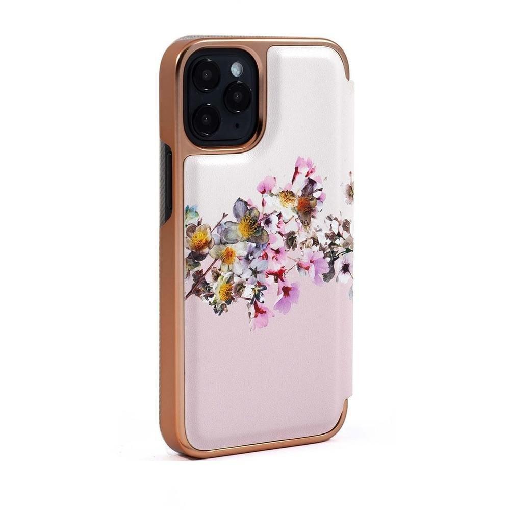 Ted Baker Folio Case for iPhone 13 Pro Jasmine Pink Cream Rose Gold, , large image number 1