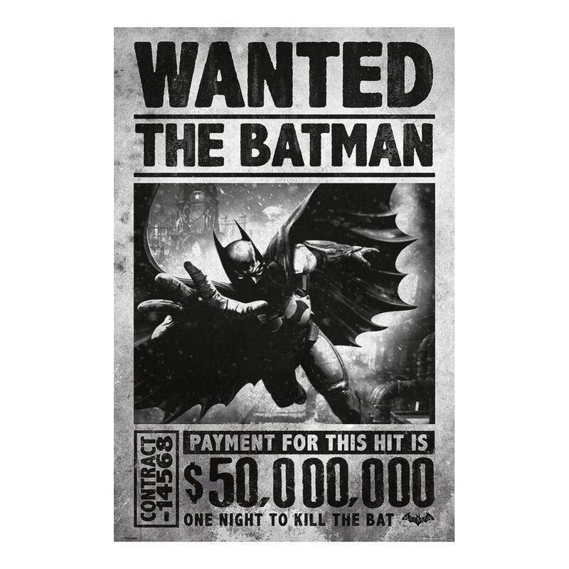 Pyramid Posters Batman Arkham Origins Wanted Maxi Poster (61 X 91.5 cm), , large image number 0