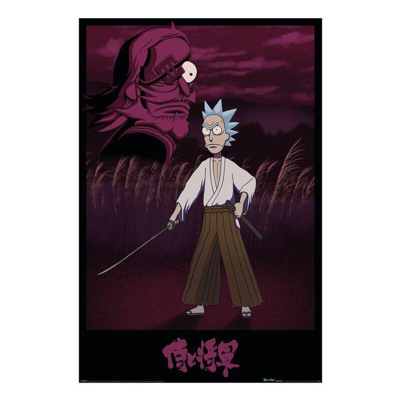 Pyramid Posters Rick And Morty Samurai Rick Maxi Poster (61 X 91.5 cm), , medium