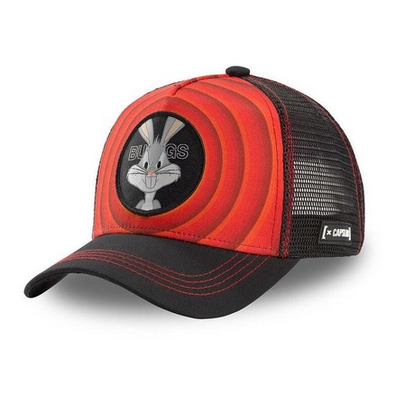 CAPSLAB - Capslab Looney Tunes Bugs Bunny 1 Unisex Adults' Trucker Cap - Red