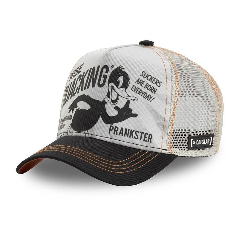 Capslab Looney Tunes Daffy Duck Unisex Adults' Trucker Cap - White, , large image number 0