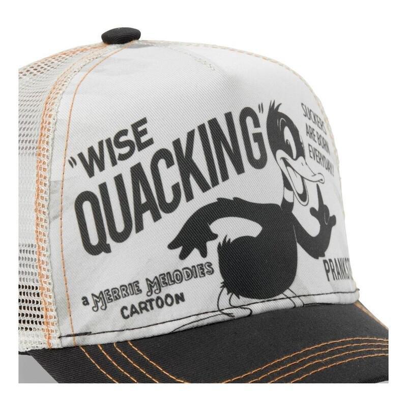 Capslab Looney Tunes Daffy Duck Unisex Adults' Trucker Cap - White, , large image number 2