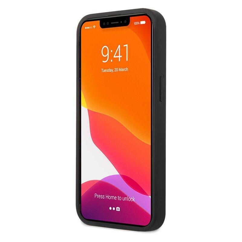 Guess PU Leather 4G Case with Ring Stand for iPhone 13 Black, , large image number 1