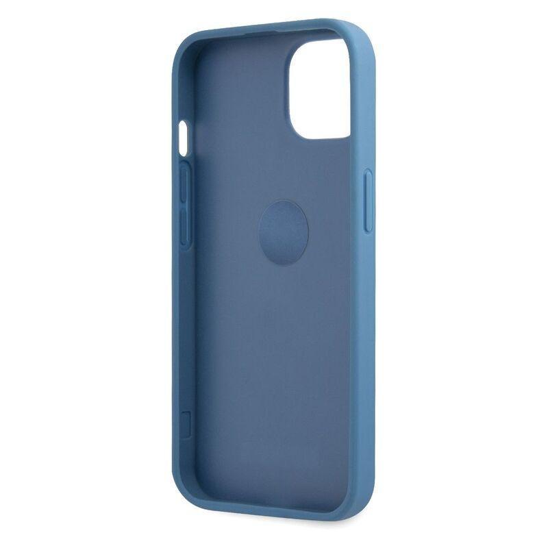 Guess PU Leather 4G Case with Ring Stand for iPhone 13 Blue, , large image number 2