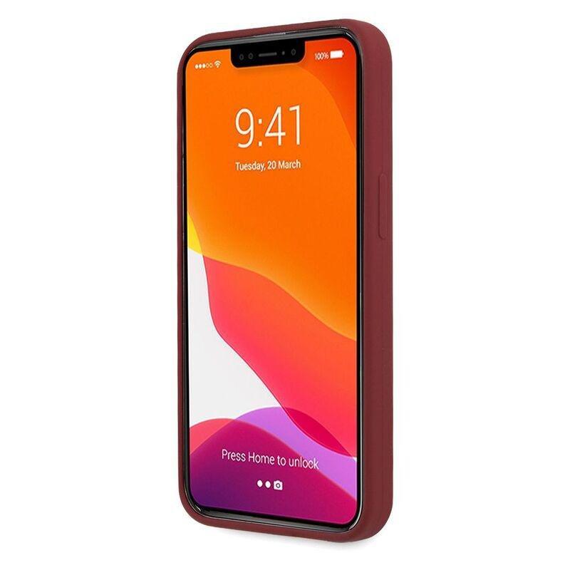 Mercedes Benz Liquid Silicone Case with Microfiber Lining for iPhone 13 Pro Red, , large image number 6