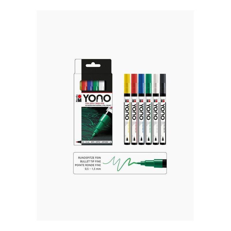 Marabu Yono Marker 0.5-1.5mm Set of 6