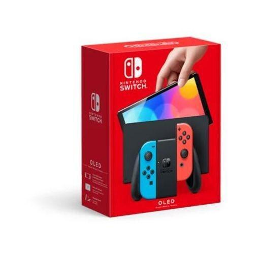 Nintendo Switch OLED Neon Joy-Con Console, , large image number 0