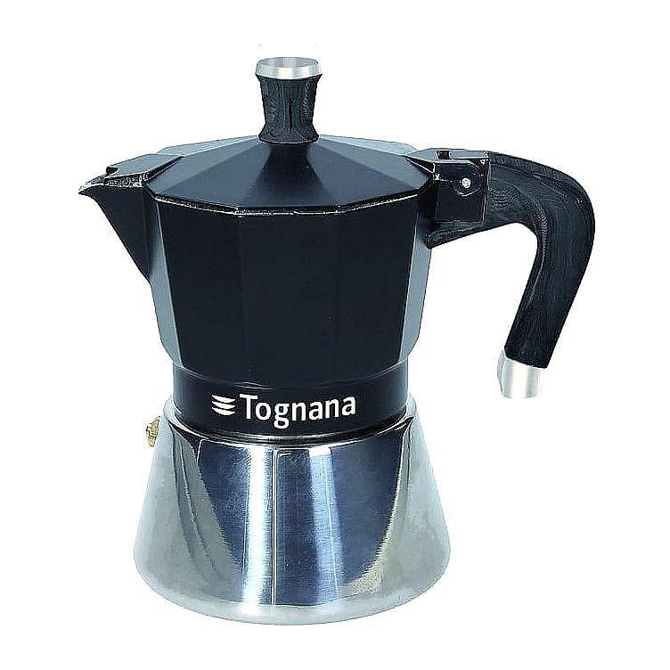 Tognana Sphera Induction Coffee Maker 180 ml (Makes 3 Cups) - Aluminum Black, , large image number 0