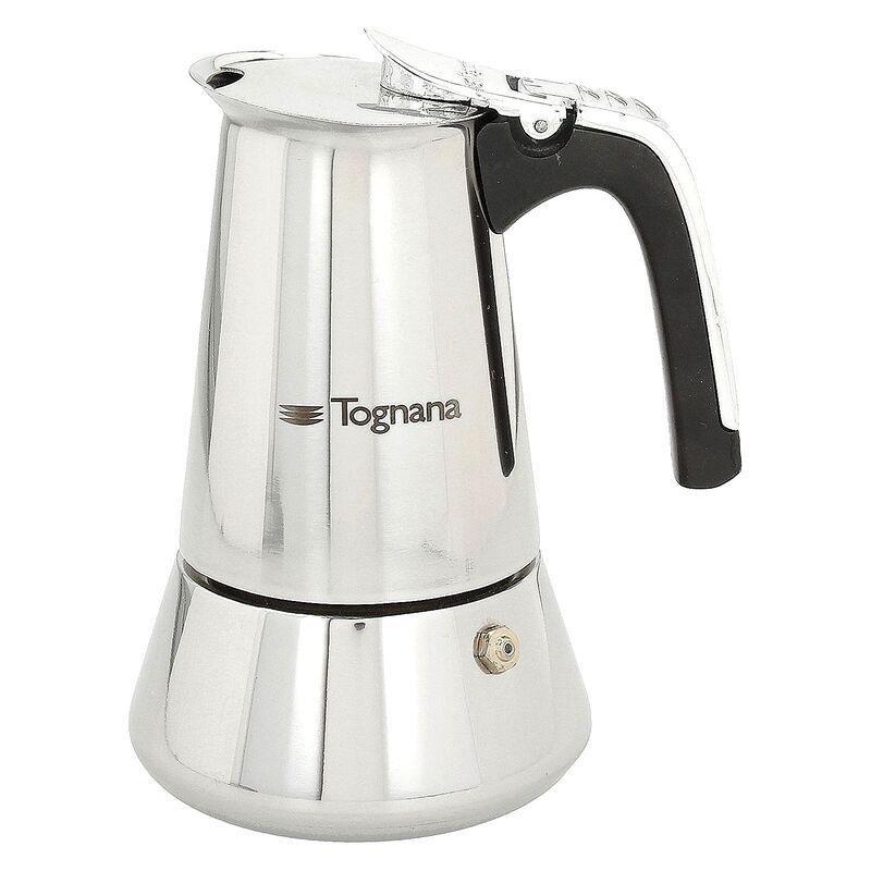 Tognana Riflex Induction Coffee Maker 112 ml (Makes 2 Cups) - Silver, , large image number 0