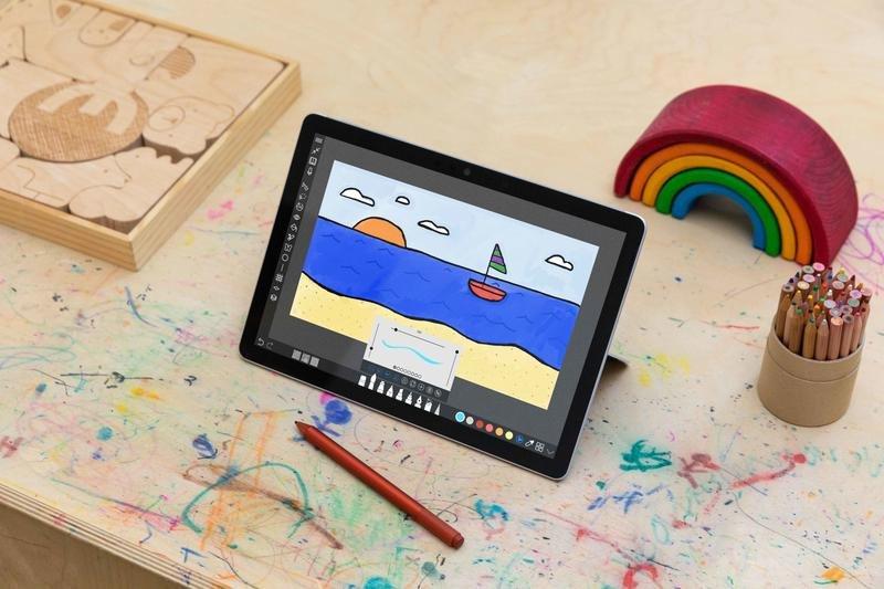 Microsoft Surface Go3 Laptop Pentium Gold 6500Y/4GB/64GB EMMC/UHD Graphics 615/10.5 Pixelsense Display/Win 11 Home - Platinum, , large image number 9