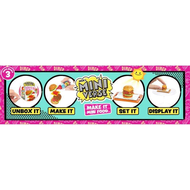 Mga's Miniverse Make It Mini Foods Cafe Series 3 Mga-505396 (Assorted - Includes 1), , large image number 2