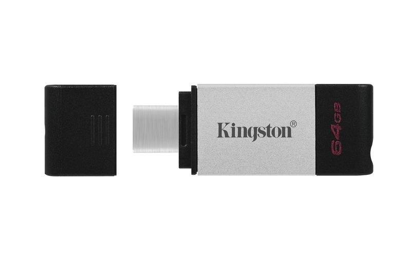 Kingston 64GB DataTraveler 80 USB 3.2 Gen 1 Type-C Flash Drive, , large image number 1