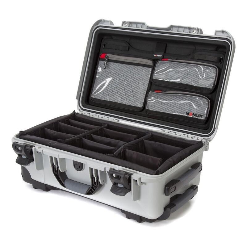 NANUK 935 Hard Utility Case With Lid Organizer & Padded Divider Silver, , large image number 0