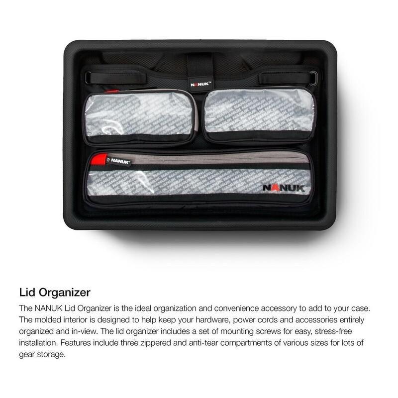NANUK 920 Hard Utility Case With Lid Organizer & Padded Divider Silver, , large image number 2